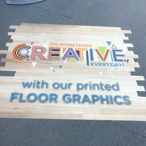 Printed floor graphics