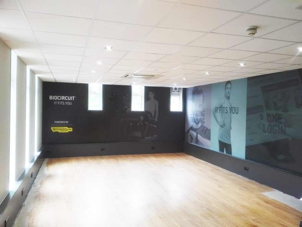 Wallpaper Wall Graphics for gym