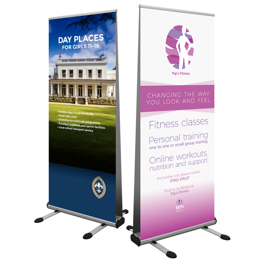 Outdoor Double Sided Pull Up Roller Banner